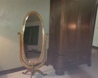 Large solid wood wardrobe-$800.00-