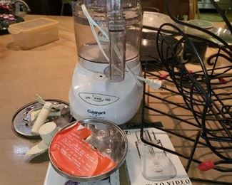 Cuisinart food processer-$75.00