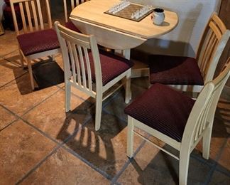 Game table & 5 chairs-$225.00