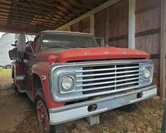 Front of 1971 Ford Fire Truck 