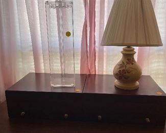 pair of brand new jewelry boxes and necklace holder
