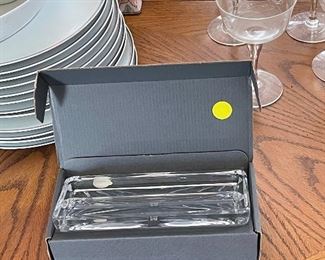 Waterford Crystal Pen tray in box