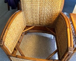 Bamboo and Ratan Chair Without Cushion 