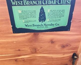 Vintage Cedar Chest 