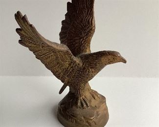 Bronze Eagle Figurine