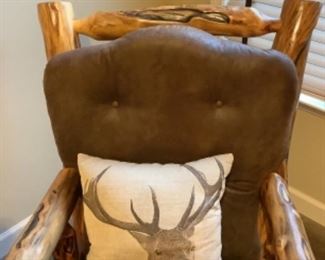 Rocking Chair/ Recliner Rustic Chair 