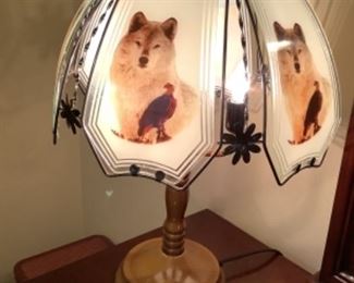 Wolf touch lamp