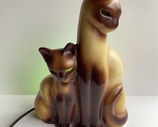 Vintage Ceramic Cat Figurine