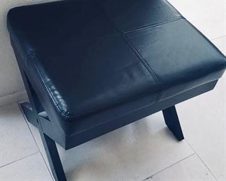 Pleather Stool/ Footstep is $25: 20" wide. (Minor scratches)