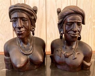 Vintage Igorot Tribal Busts