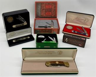 MANY Pocket Knives!!! Case XX, Shrade, Ducks Unlimited, and MORE!!!