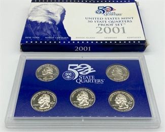 United States 2001 State Quarters Proof Set