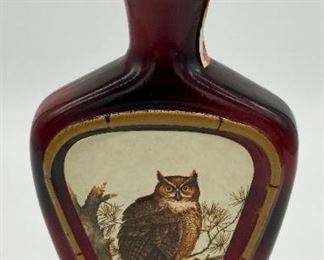 Vintage Jim Beam Horned Owl Decanter