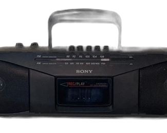 Vintage Sony AM/FM/Cassette Player