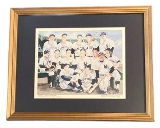Signed and Numbered Stan Kotzen Yankees 