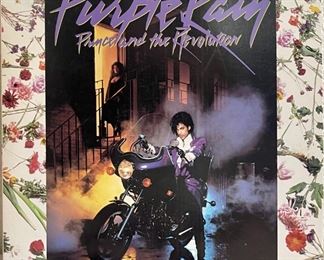 Prince And The Revolution Purple Rain 1984 Vinyl Album With Poster 1-25110