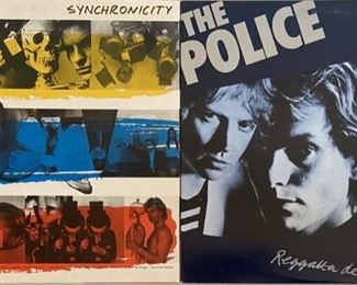 The Police Reggatta De Blanc 1979 And Synchronicity 1983 Vintage Albums