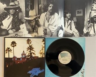 Eagles Hotel California 1976 Vintage Album With Poster