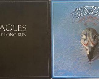 (2) Vintage Eagles Albums - The Long Run And Their Greatest Hits