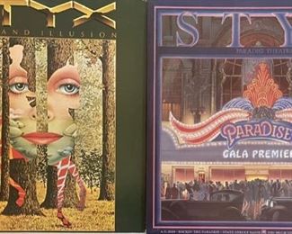 Styx Paradise Theater 1980 And The Grand Illusion 1977 Vintage Albums