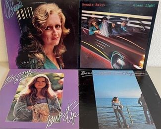 (4) Bonnie Raitt Albums - Give It Up, Sweet Forgiveness, Green Light, And The Glow