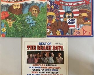 (3) Beach Boys Albums - Endless Summer, Spirit Of America, Best Of The Beach Boys