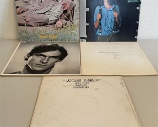 (5) James Taylor Albums- Mud Slide Slim, J.T, And The Flying Machine