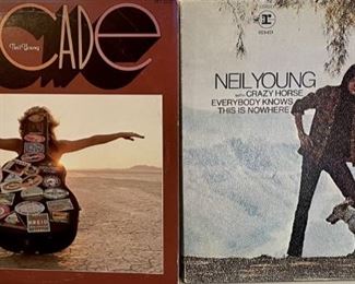 (2) Neil Young Albums - Decade And Crazy Horse Everybody Knows This Is Nowhere