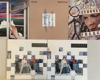 (5) Assorted Ice House Albums - Measure For Measure, Primitive Man, And Fresco