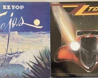 ZZ Top Eliminator And Tejas Albums