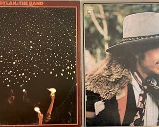 (2) Bob Dylan Albums - The Band Double Album Set 1974, And Desire 1975