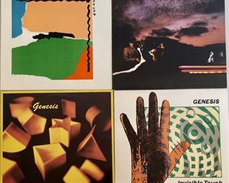 (4) Genesis Albums - Abacab 1981, Self Titled 1983, And Then There Were Three 1978, And Invisible Touch 1986