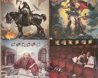 (4) Molly Hatchet And Kansas Albums - Self Titled, Flirtin' With Disaster, Two For The Show, Leftoverture