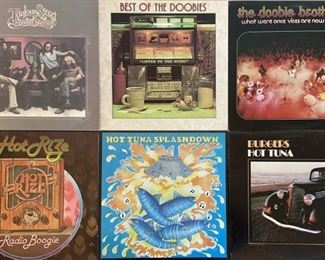 (3) Doobie Brothers Albums - Best Of, Vices Are Now Habits, And Toulouse Street (2) Hot Tuna, (1) Hot Rise