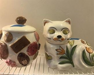 Los Angeles Pottery cookie jars
