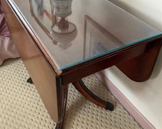 Antique drop leaf table