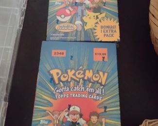Brand new first edition sealed Pokemon card sets .2 are available