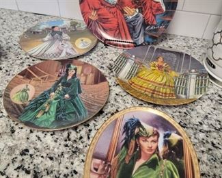 Collectors plates - Gone With The Wind