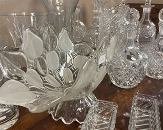 Assorted Etched Glass