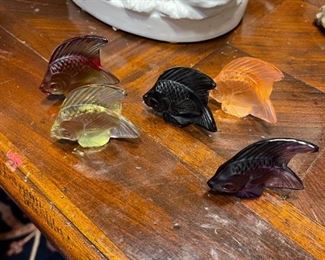 Lalique Glass Fish