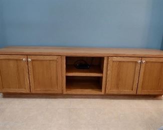 $225 - Credenza / Media Cabinet - Custom Made -110" W x 31" H x 22" D