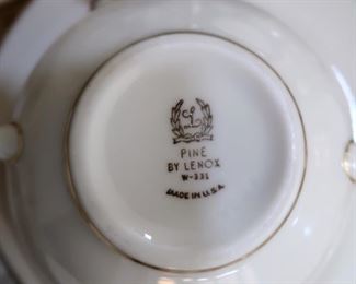 $595.00 - 67 Piece Set Lenox Pine in great shape and it has a nice MCM look to it.