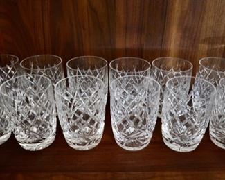$250.00 - 4.5" Waterford Crystal High Ball 12 glasses