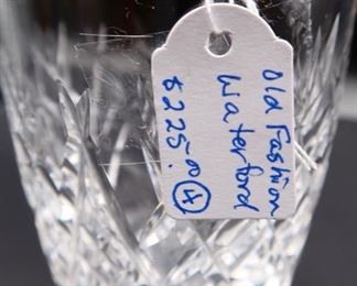 $225.00 - 3 1/4 Old Fashioned-11 Glasses