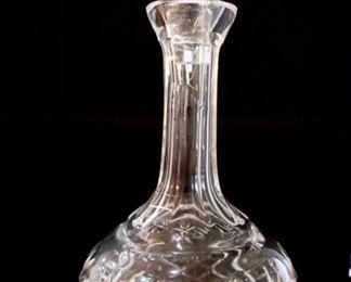 $125.00  - 12-1/2" Waterford Crystal Decanter with beautiful detailing.
