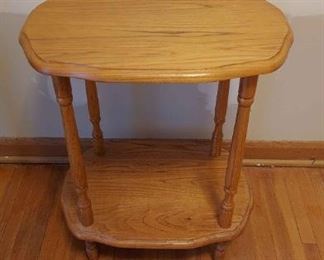 Wood Side Table