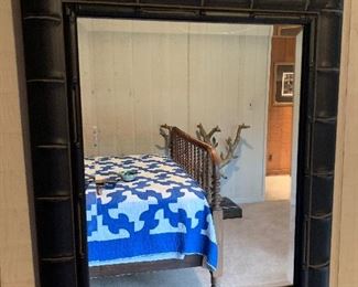 #1431K. 20” x 24” beveled glass mirror $45