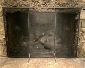 #1639P  large 40” x 56” fire screen (non folding)  $175