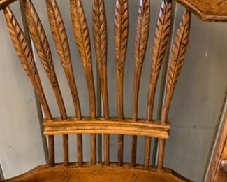 #1516P.  Wheat back country French chair $350