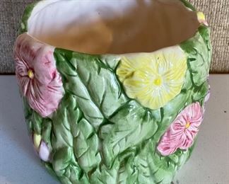 #1195D. 5” floral planter $8